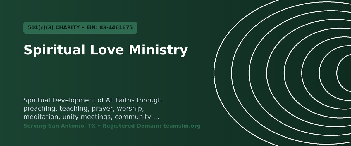 Spiritual Love Ministry Identity Banner
